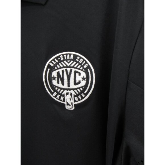 NBA All Star Game Polo Shirt Medium Adidas 2015 NYC Puremotion CoolMax Golf - Picture 4 of 12